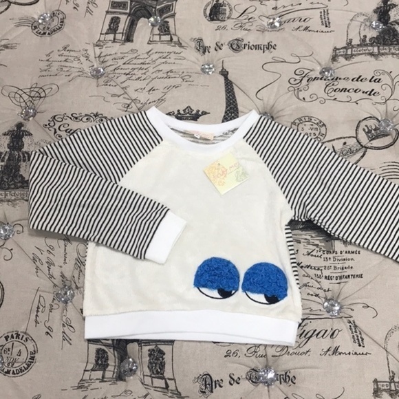 Girl's Truly Me Monster Sweatshirt - Picture 4 of 9